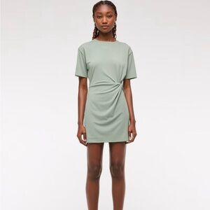 A&F Side-knot Knit Mini Dress